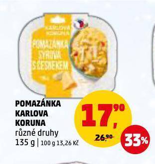 Penny Market Pomazánka karlova koruna nabídka
