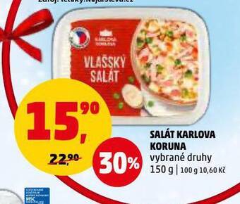 Penny Market Salát karlova koruna nabídka