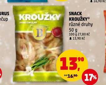 Penny Market Snack kroužky nabídka