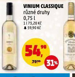 Penny Market Vinum classique nabídka