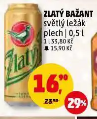 Penny Market Pivo zlatý bažant nabídka