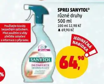 Penny Market Sprej sanytol nabídka