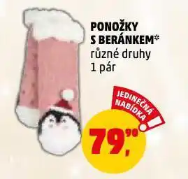 Penny Market Ponožky s beránkem nabídka