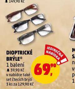 Penny Market Dioptrické brýlé nabídka