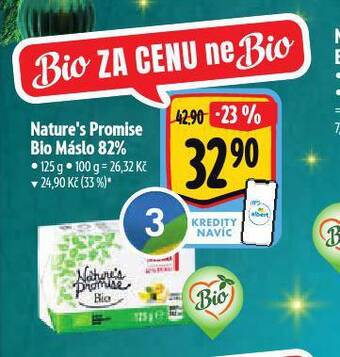 Albert Bio máslo nabídka