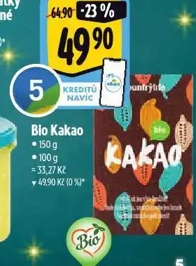Albert Bio kakao nabídka