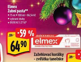 Albert Elmex zubní pasta nabídka
