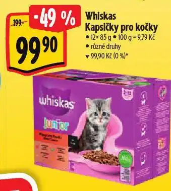 Albert Whiskas kapsičky pro kočky nabídka