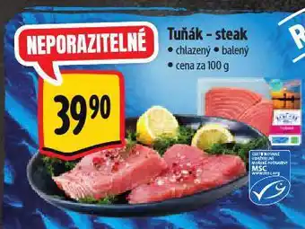 Albert Tuňák steak nabídka