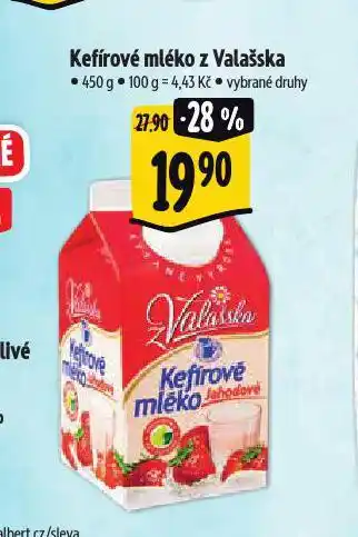 Albert Kefírové mléko z valašska nabídka