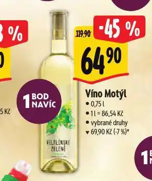 Albert Víno motýl nabídka