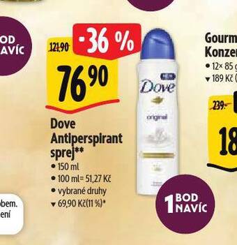 Albert Dove antiperspirant nabídka