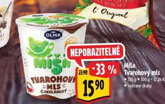 Albert Míša tvarohový mls nabídka