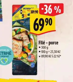 Albert Filé porce nabídka