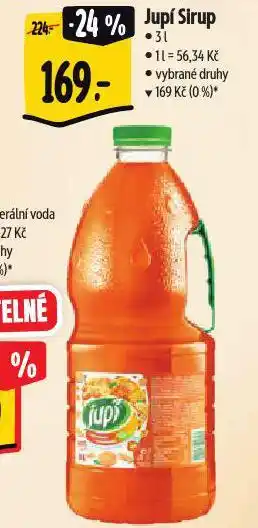 Albert Jupí sirup nabídka