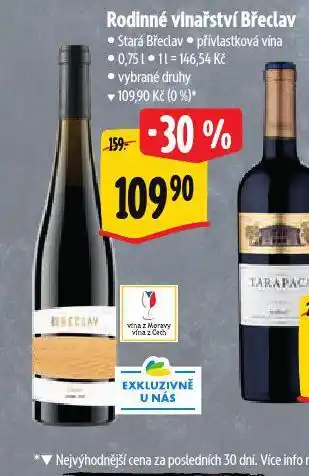 Albert Rodinné vinařství břeclav nabídka