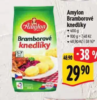 Amylon bramborové knedlíky