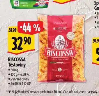 Albert Riscossa těstoviny nabídka
