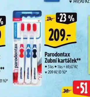 Albert Parodontax zubní kartáček nabídka