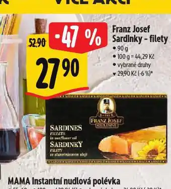 Albert Franz josef sardinky nabídka