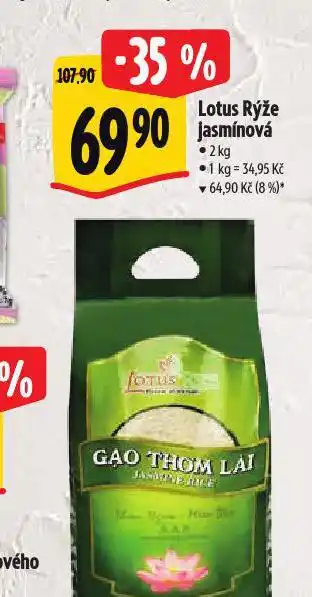 Albert Lotus rýže nabídka