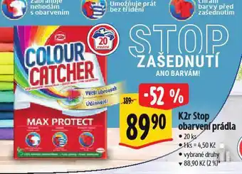 Albert K2r colour catcher stop obarvení prádla nabídka