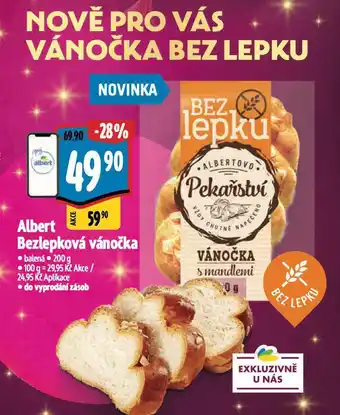 Bezlepková vánočka