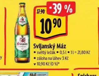 Albert Pivo svijanský máz nabídka