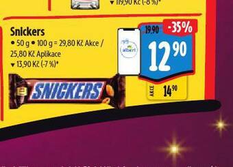 Albert Snickers nabídka