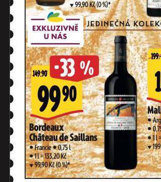 Albert Bordeaux chateau de saillans nabídka