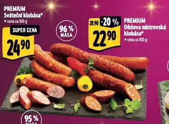 Albert Dědova mistrovská klobása nabídka