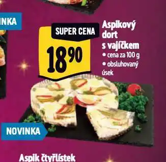 Albert Aspikový dort s vajíčkem nabídka