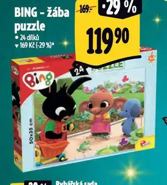 Albert Bing žába puzzle nabídka