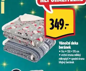 Albert Vánoční deka beránek nabídka