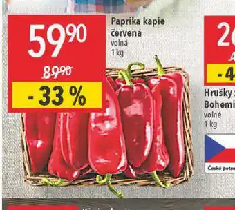 Globus Paprika kapie červená nabídka