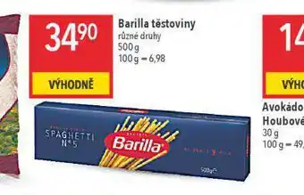 Globus Barilla těstoviny nabídka