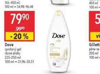 Globus Dove sprchový gel nabídka