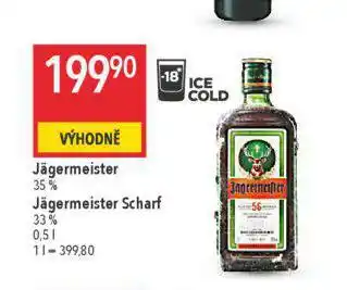 Globus Jägermeister nabídka
