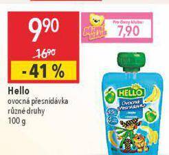Globus Hello ovocná přesnídávka nabídka