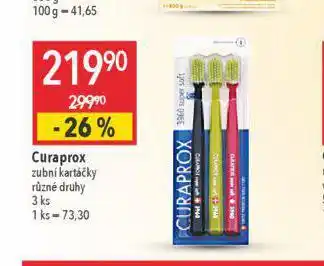 Globus Curaprox zubní kartáčky nabídka