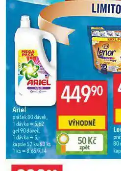 Globus Ariel prací prostředek nabídka