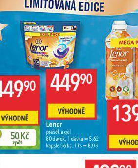 Globus Lenor prací prostředek nabídka