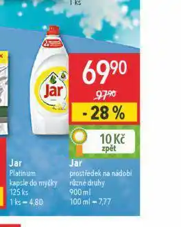 Globus Jar prostředek na nádobí nabídka