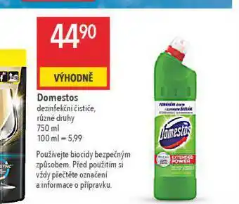 Globus Domestos dezinfekční čistič nabídka