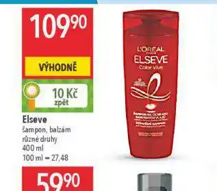Globus Loreal elseve šampon, balzám nabídka