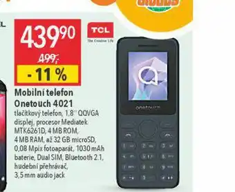 Mobilní telefon tcl
