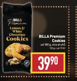 Billa Cookies nabídka