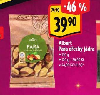 Albert Albert para ořechy jádra nabídka