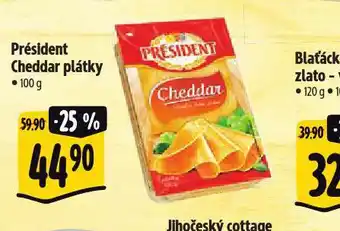 Albert Président cheddar plátky nabídka