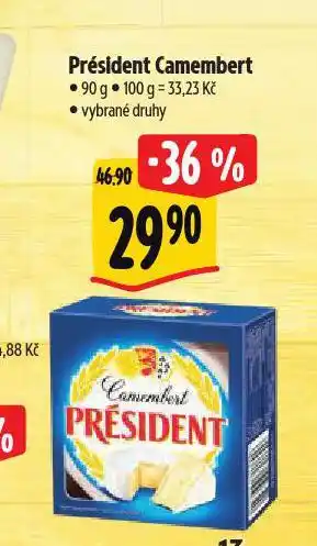 Albert Président camembert nabídka